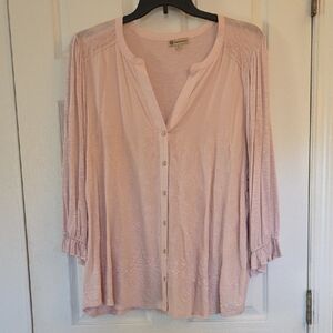 Lucky Brand Light Pink Blouse